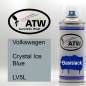 Preview: Volkswagen, Crystal Ice Blue, LV5L: 400ml Sprühdose, von ATW Autoteile West.